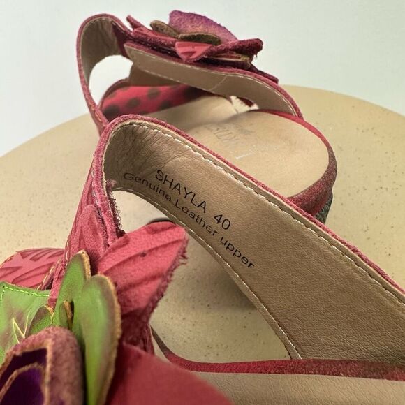 Spring Step L'Artiste Women's Shayla Leather Slide Sandal - Picture 4 of 10